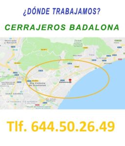 ¿ en que zonas de Badalona trabajamos ?